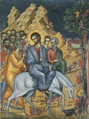 Фрагмент фрески монастыря Дионисиат